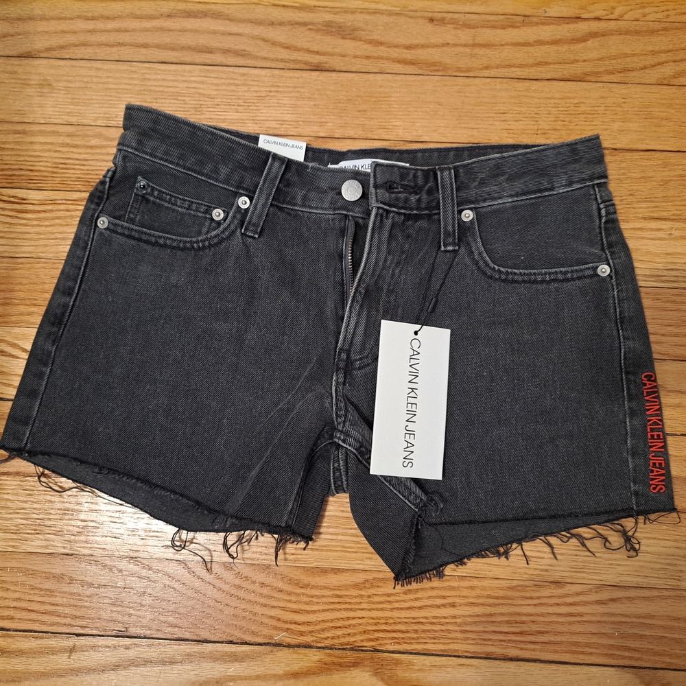 Calvin Klein Jeans Women's Black Denim Shorts
